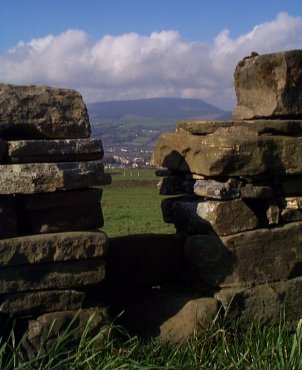 Picture of Pendle Hill from the Shooters Arms