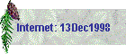 Internet: 13Dec1998