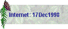 Internet: 17Dec1998