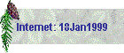 Internet: 18Jan1999