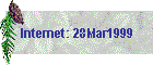 Internet: 28Mar1999