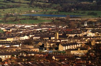 View over Nelson & Barrowford from Kings Causeway