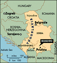 Map of Serbia